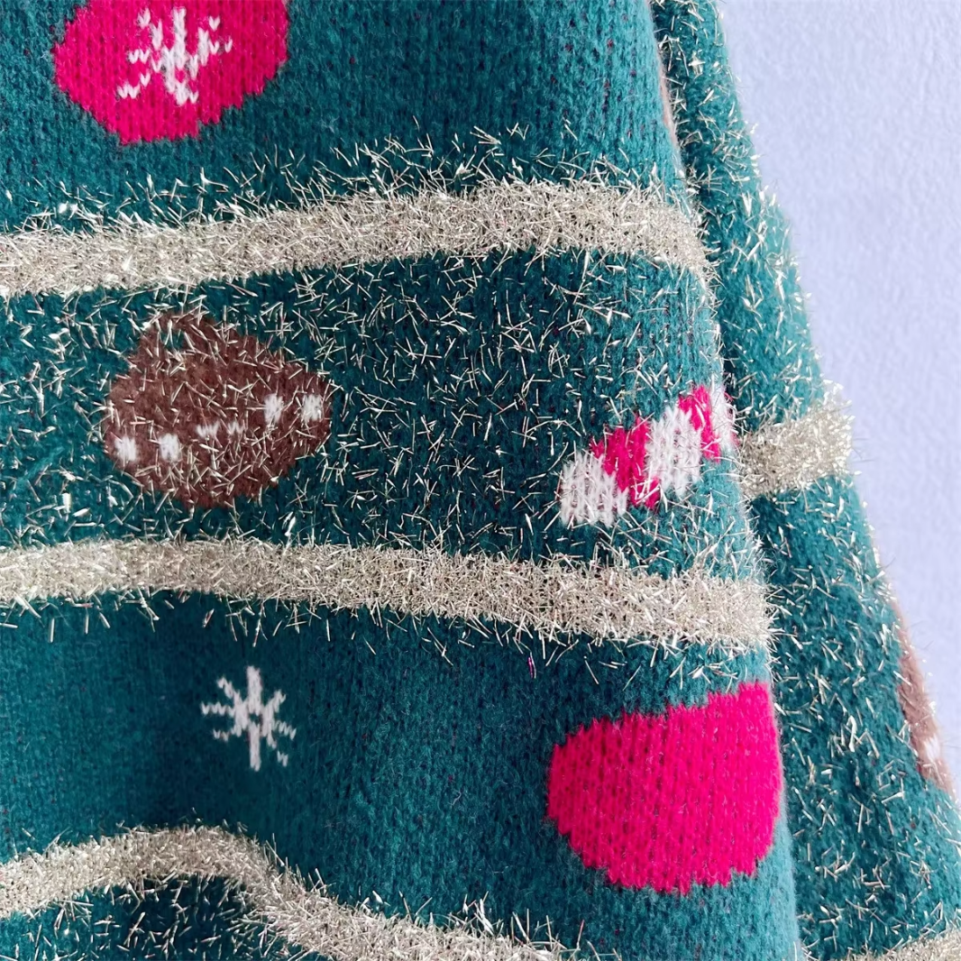 Winzwol - Weihnachtspullover – Lustiges Katzendesign, Festlich, Unisex