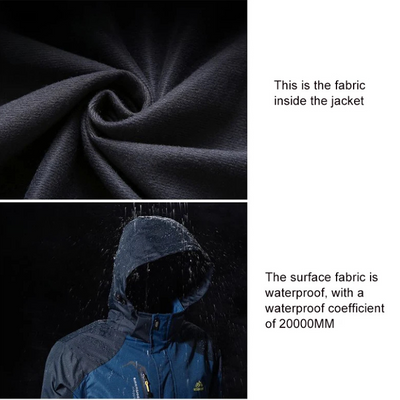 Sturmix - Wasserdichter Wintermantel Männer – Fleece Gefüttert, Winddicht, Outdoor