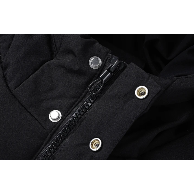 Eismund - Langer Wintermantel Herren Warm Gefüttert Mit Kapuze Winddicht