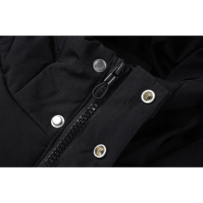 Eismund - Langer Wintermantel Herren Warm Gefüttert Mit Kapuze Winddicht