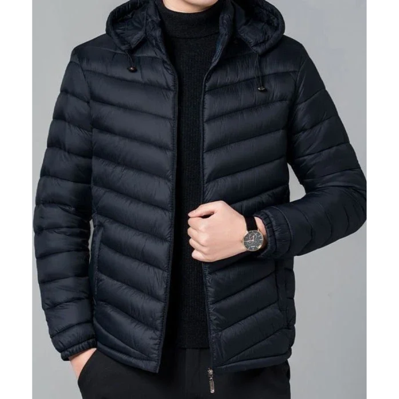 Nordgut - Pufferjacke Herren Wasserdicht Winddicht Mit Kapuze Winterjacke