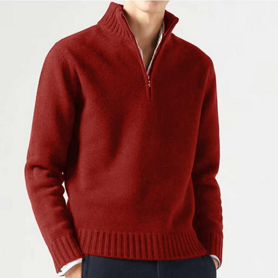 Ziphero - Hochwertiger Pullover mit Reißverschluss Herren – Warm & Bequem