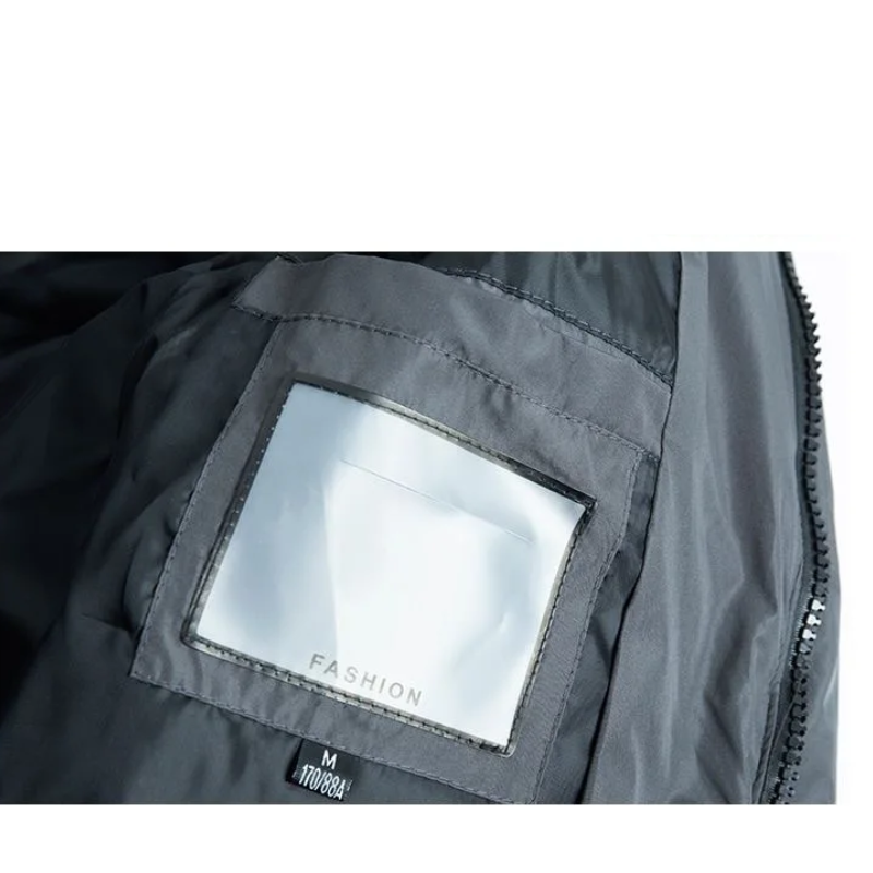 Grauher - Parka Winterjacke Herren – Wetterfest, Mit Kapuze, Outdoorjacke