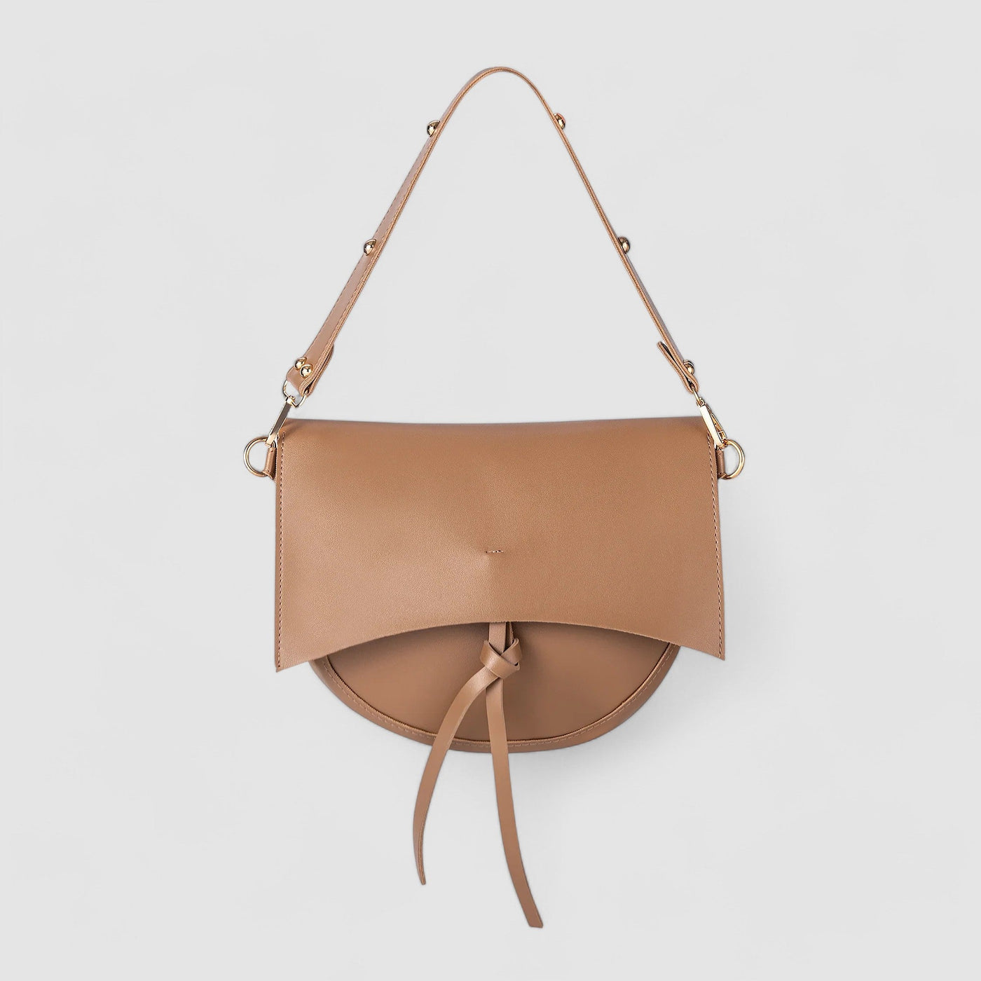 Vintage Damen Schultertasche – Vegan Leder mit Pouch & Canvas Gurt