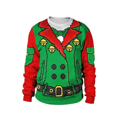 Frohfla - Kreativer Weihnachtspullover – Perfekt für die Weihnachtszeit