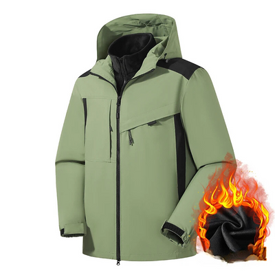 Klimate - Wasserdichter Wintermantel Männer – 3-in-1 Funktion, Winddicht, Outdoor