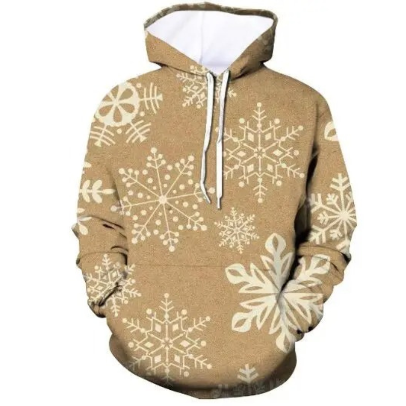 Glitzro - Weihnachtspullover für Damen, Strickpullover mit lustigem Rentier-Design