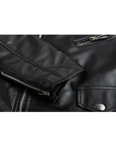 Borztek - Lederjacke Herren im Blazer-Stil, Elegante Echtlederjacke