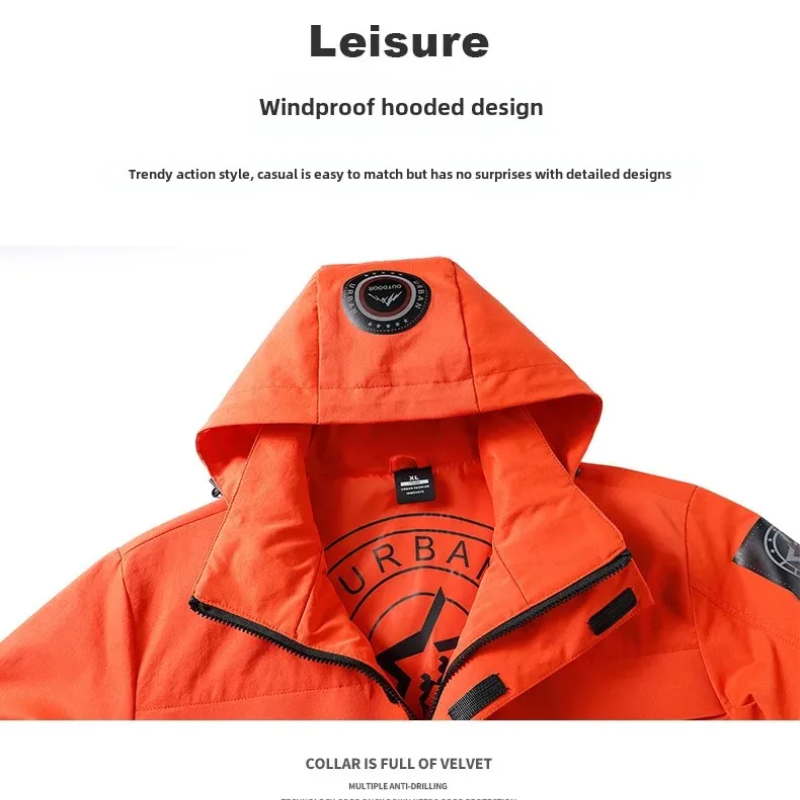 Gletsyr - Wasserdichter Wintermantel Männer – 3-in-1 Funktion, Winddicht, Outdoor