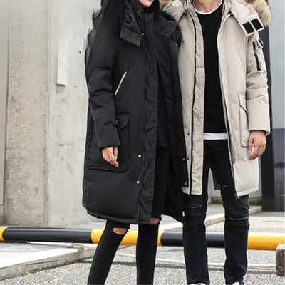 Nachtal - Parka Winterjacke Herren – Lang, Winddicht, Warm Gefüttert