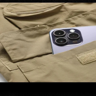 Mantzen - Wintermantel Männer, Winddichte Jacke mit Reißverschlusstaschen