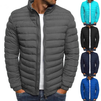 Frostek - Pufferjacke Herren Mit Kapuze Dick Gefüttert Winterjacke