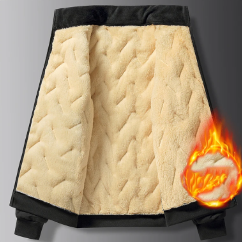 Artikon - Gewattierte Jacke Herren mit warmem Futter und Reißverschluss