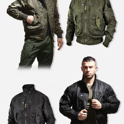 Schaltor - Wintermantel Männer, Winddichte Jacke mit abnehmbarem Kunstfellbesatz