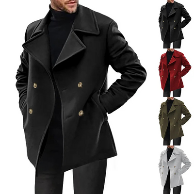 Bergorn - Moderne Mantel Jacke Herren – Kurz Trenchcoat für Herbst und Winter