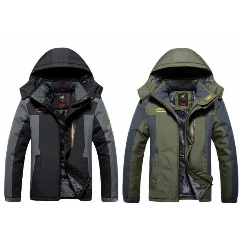 Frostix - Wasserdichter Wintermantel Männer – Warm, Wetterfest, Mit Kapuze