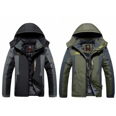 Frostix - Wasserdichter Wintermantel Männer – Warm, Wetterfest, Mit Kapuze