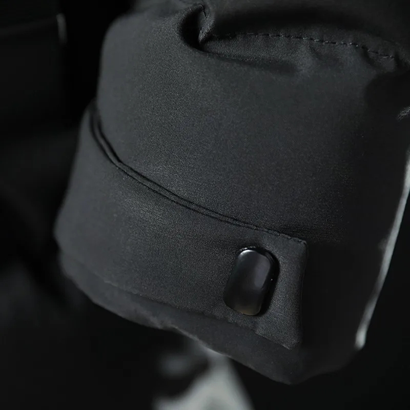 Trauwol - Langer Wintermantel Herren – Warmer Daunenparka mit Kapuze und Taschen