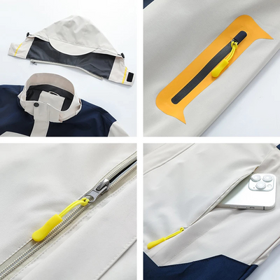 Alpinor - Wasserdichter Wintermantel Männer – Warm Gefüttert, Wetterfest, Mit Kapuze