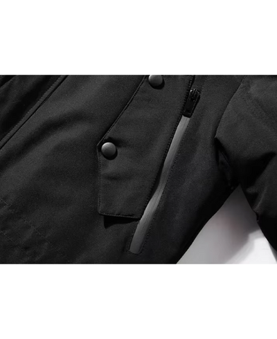 Waldsen - Parka Winterjacke Herren – Warm Gefüttert, Wetterfest, Outdoorjacke