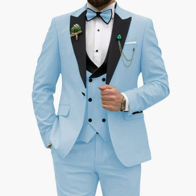 Stylisher Slim Fit Anzug - moderner Look für Herren zur Hochzeit
