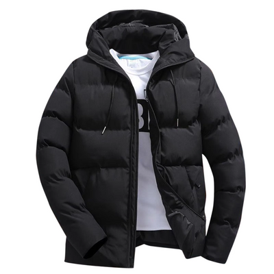Jackend - Pufferjacke Herren Mit Fleecefutter Warm Gefüttert Winterjacke