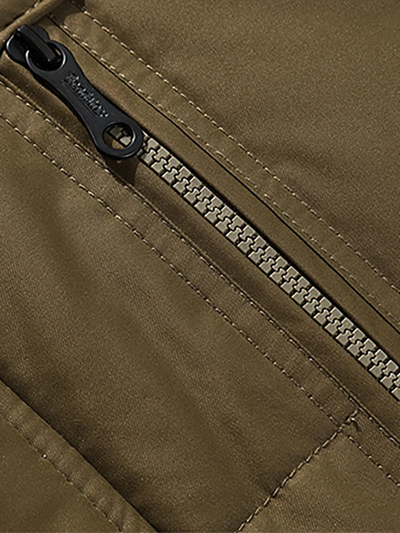 Strömik - Parka Winterjacke Herren – Warm Gefüttert, Winddicht, Mit Kunstfellkapuze