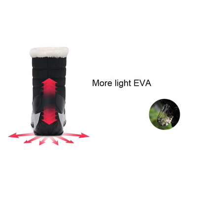 Chalette - Damen Winterstiefel mit Schnürung und wasserdichtem Warmfutter