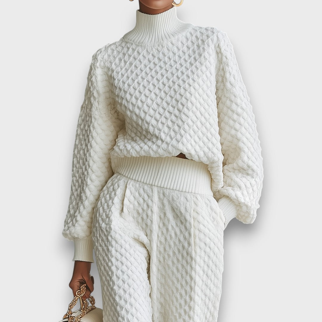 Noelle – Strick-Set mit weitem Bein