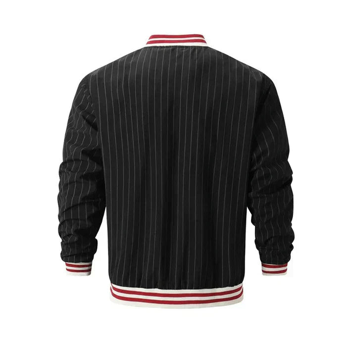 Leif | Stretchy Striped Fit Herren Sportjacke