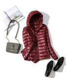 Weinrote Kapuze