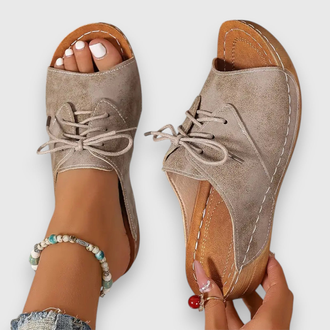 Saskia – Vintage Style Sandalen