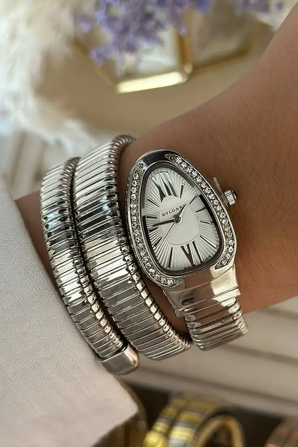 Mariah | Uhr mit Schlangenarmband