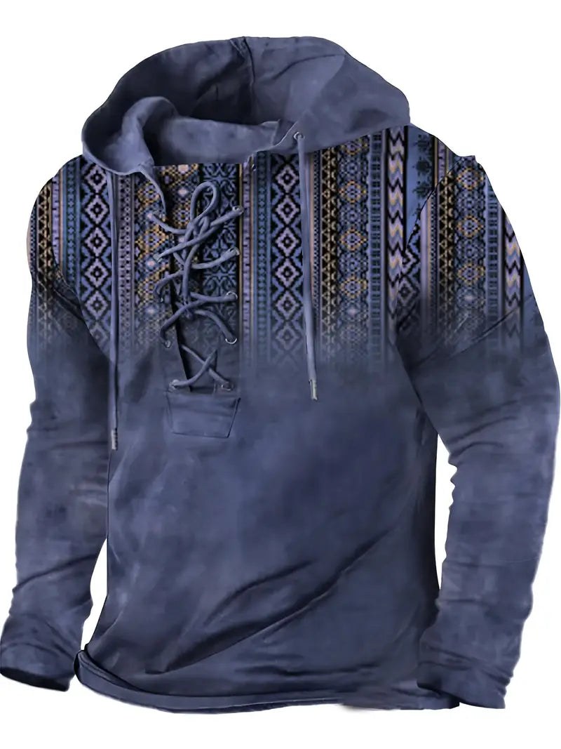 Sandeep – Lässige 3D-Gedruckte Kapuzenjacke