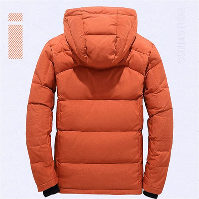 Trageman - Pufferjacke Herren Winterjacke Warm Gefüttert Outdoorjacke Kapuze
