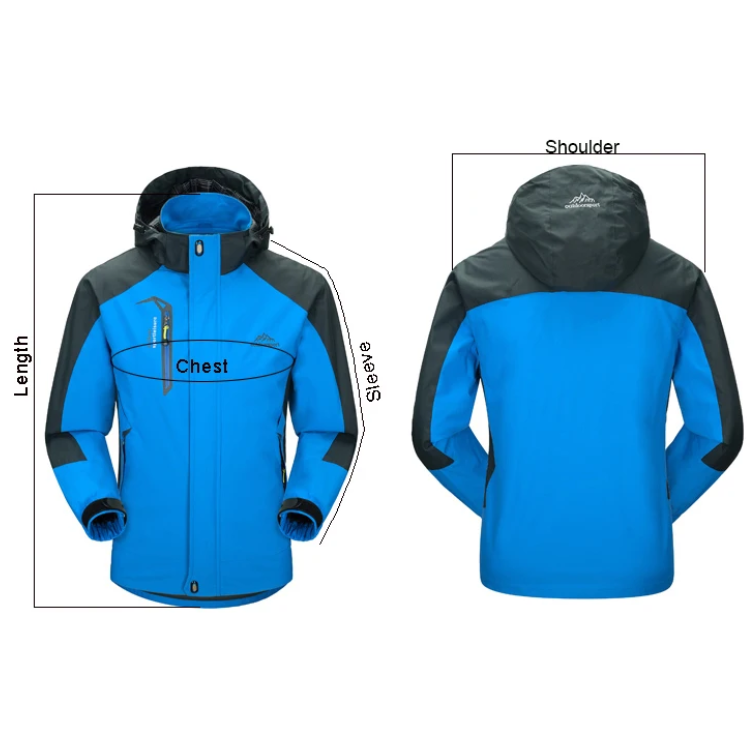 Sturmix - Wasserdichter Wintermantel Männer – Fleece Gefüttert, Winddicht, Outdoor