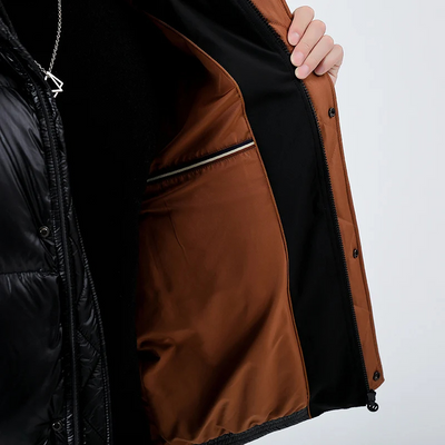 Altwarm - Daunenjacke Herren Winddicht Wasserabweisend Mit Kapuze Übergangsjacke