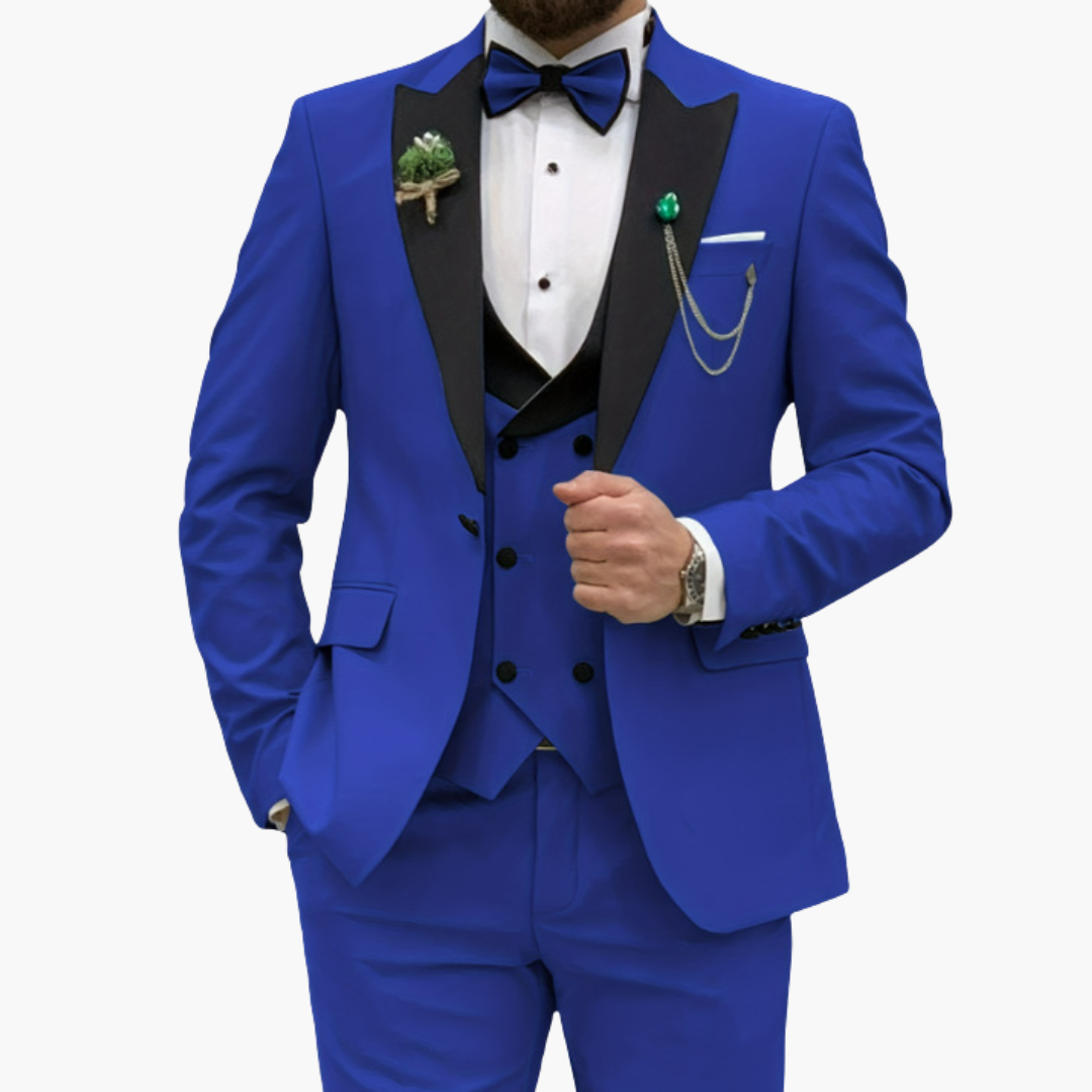 Stylisher Slim Fit Anzug - moderner Look für Herren zur Hochzeit
