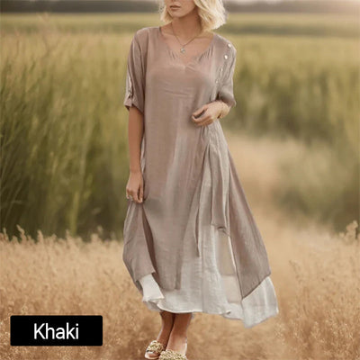 Phoebe | Zweiteiliges, schwebendes Midikleid für Damen