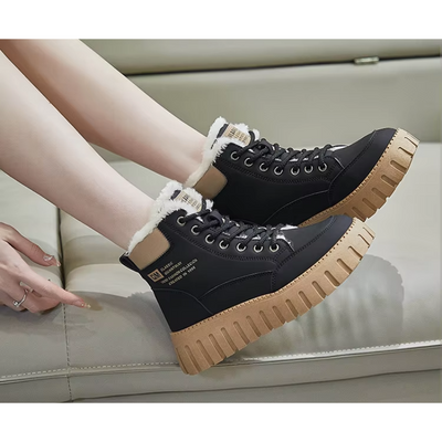 Isolina - Damen Winterstiefel mit dickem Fellfutter und robuster Profilsohle