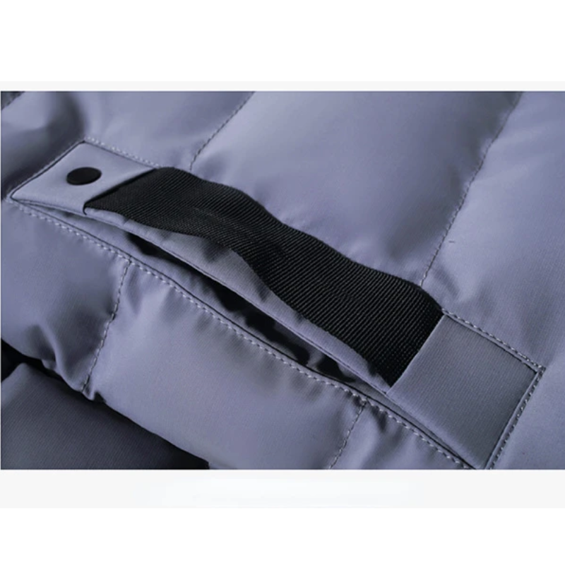 Wärmog - Pufferjacke Herren Mit Kapuze Warm Gefüttert Winterjacke