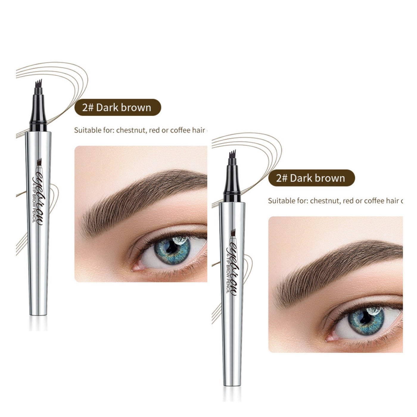 Juliet | Wasserdichter 3D Microblading Augenbrauenstift 2 Stück - Kauf 1 Erhalte 1 Gratis