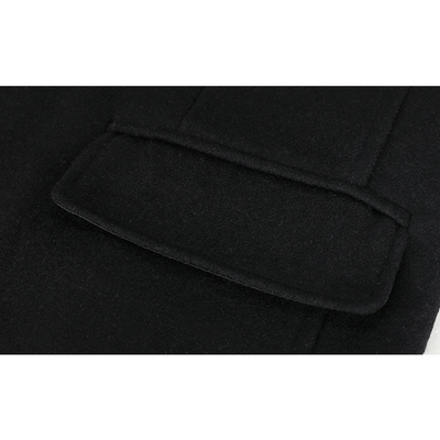 Altegru - Mantel Jacke Herren Lang Eleganter Wollmantel Slim Fit