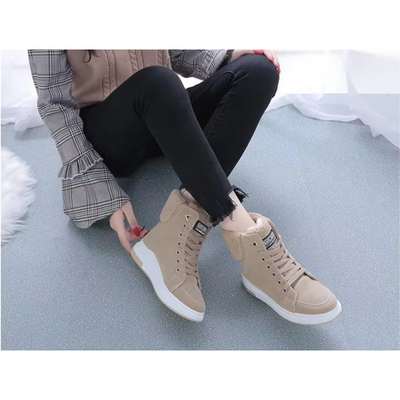 Glovida - Damen Winterstiefel mit Warmfutter und sportlichem Sneaker-Design