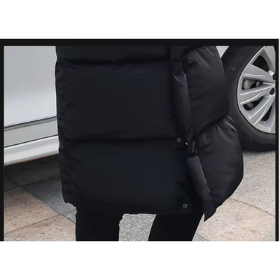 Nordlig - Langer Wintermantel Herren Warm Gefüttert Winddicht Mit Kapuze