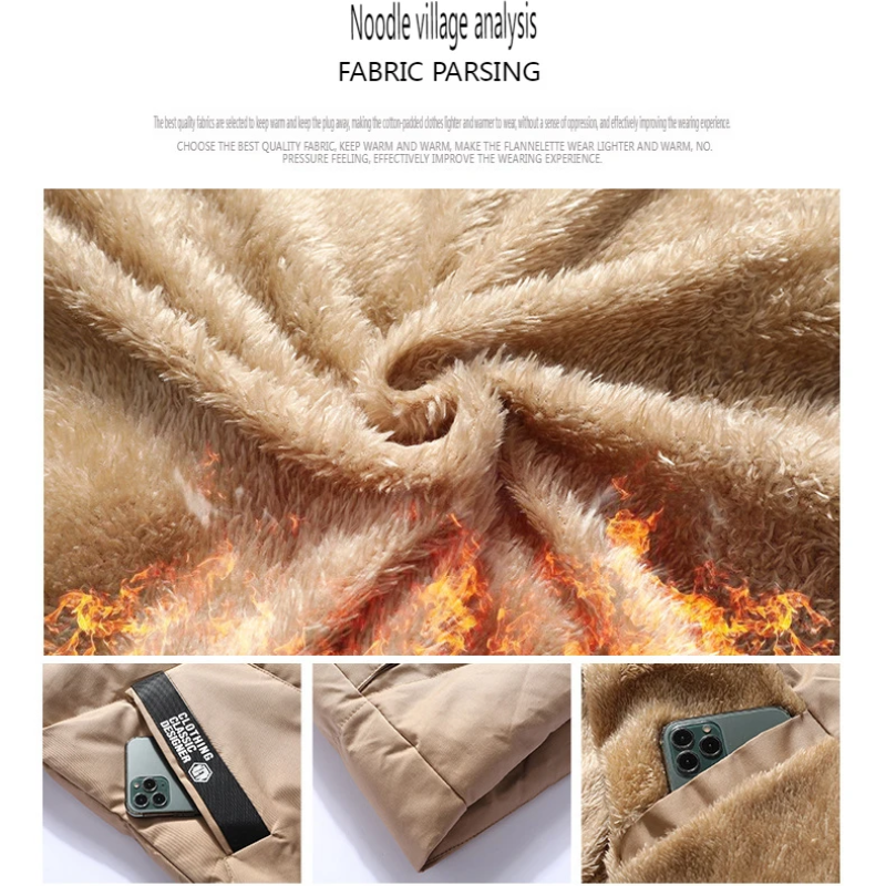 Weissak - Parka Winterjacke Herren – Wetterfest, Outdoorjacke, Fleece Innenfutter