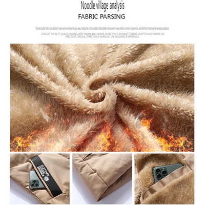 Weissak - Parka Winterjacke Herren – Wetterfest, Outdoorjacke, Fleece Innenfutter