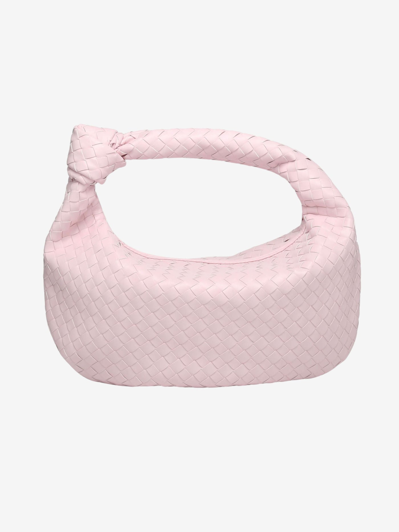 Giselle | Mittelgroße Schultertasche Aus Premium Veganem Leder Mit Geflochtenem Design