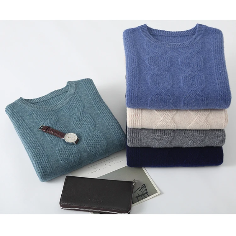 Alpmaxx - Wollpullover Herren – Klassischer Pullover für Alltag & Freizeit