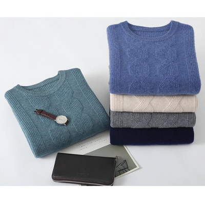 Alpmaxx - Wollpullover Herren – Klassischer Pullover für Alltag & Freizeit